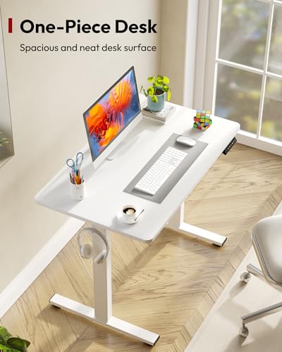 Image of SANODESK One-Piece Electric Height Adjustable Standing Desk 40''x 24''