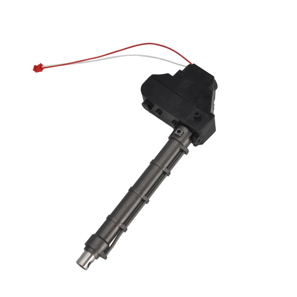 CJAXCG For Huina 1580 1593 1594 Metal Push Rod with Gearbox 2S 7.4V for Bucket and Small Arm 1/14 RC Metal Excavator Model Putter Parts(1593 long putter)
