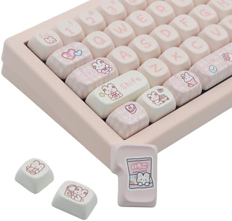 ABS Custom Keycaps Set 100 Tasten - Transparente Tastenkappen Mit Aufklebern