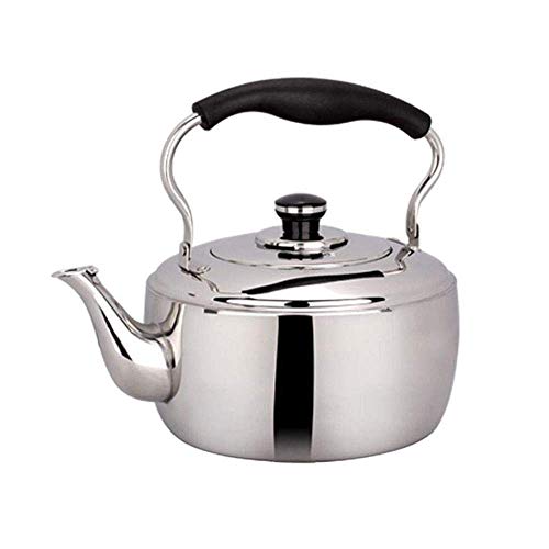 3-L-Whistling-Wasserkocher Mit Flachem Boden, 304-Teekanne Aus Edelstahl, Verbrühschutz, Induktionskochfelder, Gasherd A.