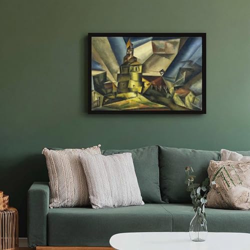 Tableau WCYB Markwippach Lyonel Feininger toile déco murale 20x30 - 6