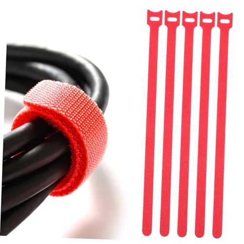 ARTIBETTER 100 piezas abrazaderas de cable reutilizables para organización de cables para escritorio y gestión de cables electrónicos miniatura 7