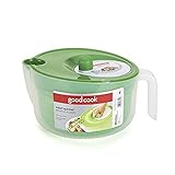 GoodCook BPA-Free Plastic 5-Qt. Capacity Deluxe Salad Spinner with Rotary Turn Knob