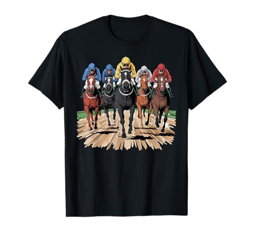 Horse Racing Jockey Racer Derby Rider Gifts Men Women Kids T-Shirt