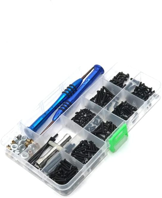 WTY12423 12427 12428 12429 FY 1/12 Full Range of Remote Control car Screw Toolbox - (Color: Black)