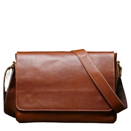 Sac de messager peau vache à rabat : rangez vos affaires avec ce sac homme pratique