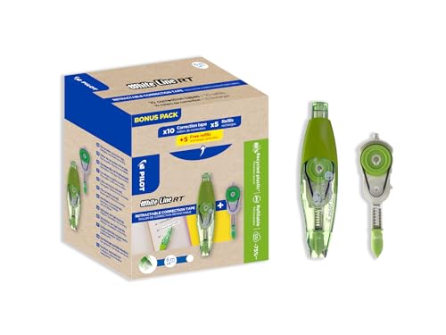 Correcteurs Pilot rétractables bande correction instantanée plastique recyclé bureau