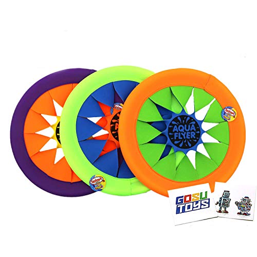 Splash Fun Aqua Flyer Soft Flying Water Disc Frisbee (3 Pack) 12