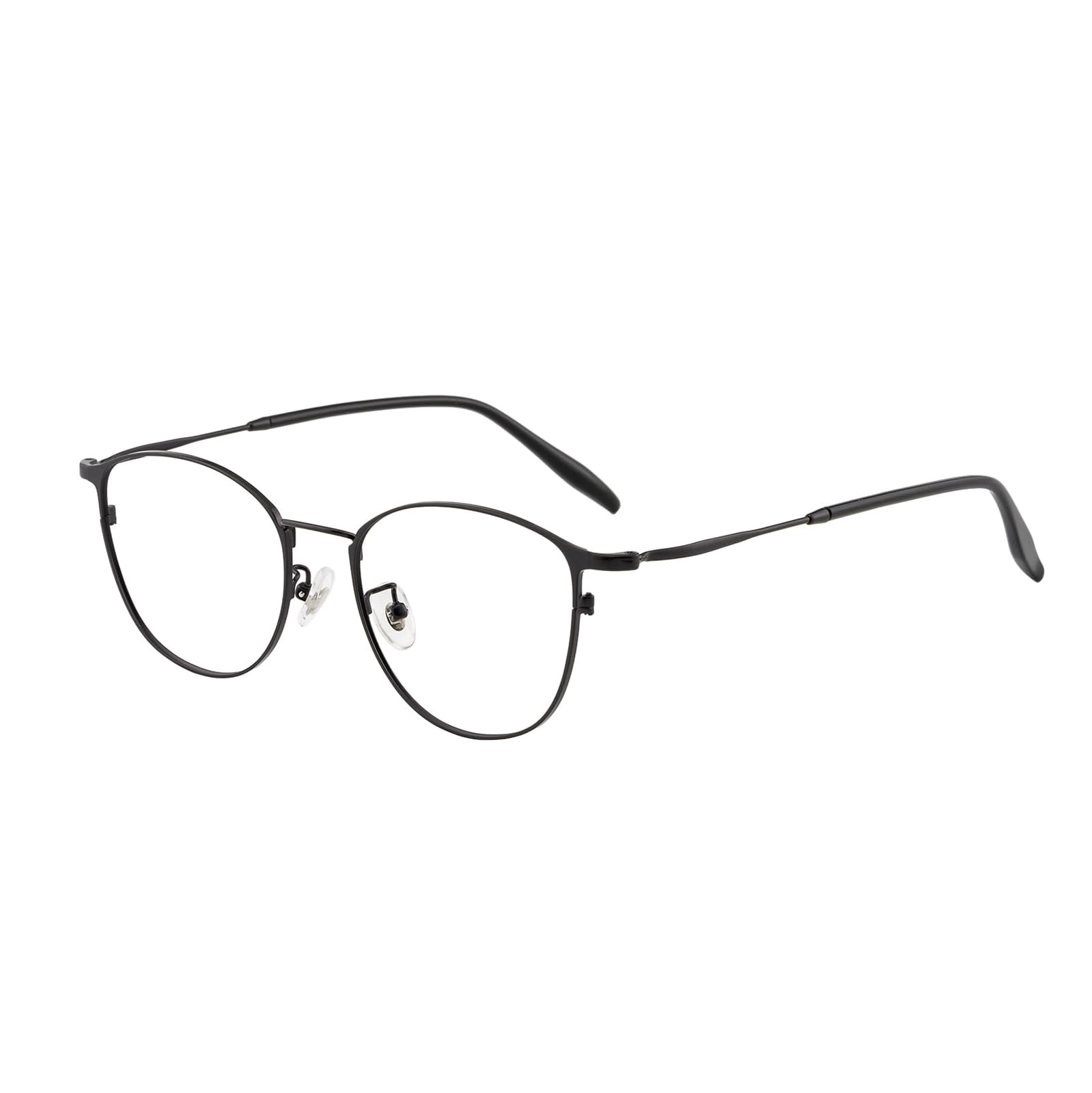Photo 1 of GUDVUE Blue Light Glasses, Computer/Gaming/TV/Phones Glasses for Women/men, Anti Glare/UV400/Eye Strain, Oval Black
