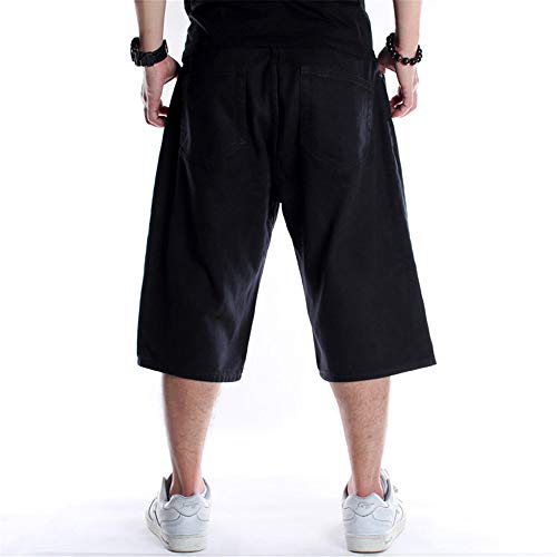 LUOBANIU Stretch Denim Skate Shorts