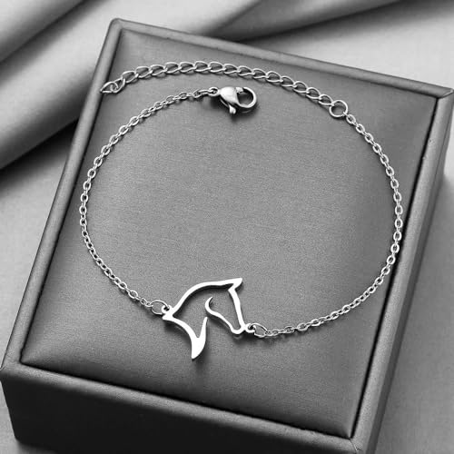 Juego de joyas caballo el regalo ideal de acero inoxidable 2