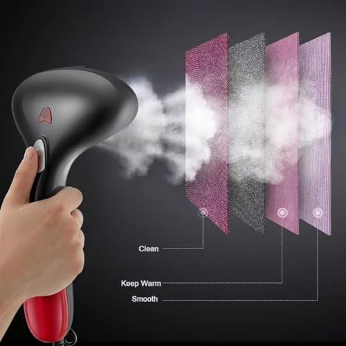 Harewtwy For Clothes Travelling Hand Garment Iron Steamer 1500W Portable Powerful Fabric Steam Home Household Cleaner UK - Image 2