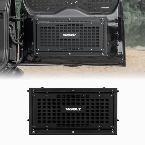 TACMOLLE Tailgate Table, Tactical Modular Storage MOLLE Panel for MOLLE Accessories, Tailgate Tool Box Organizer Fits Land Rover Defender 110 2020-2025