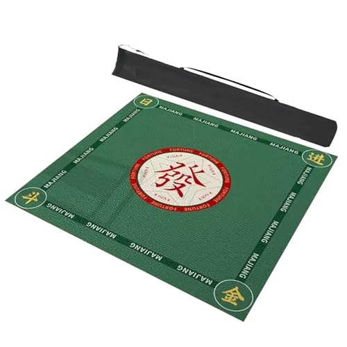 Tapete para mesa de Mahjong con bolsa portátil
