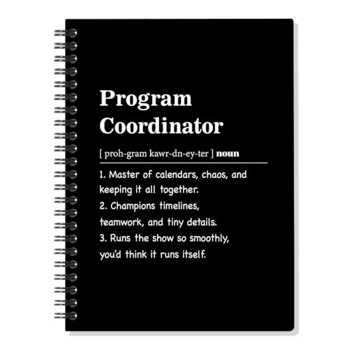 Carnet de notes pour coordonnateur de programme et gestionnaire