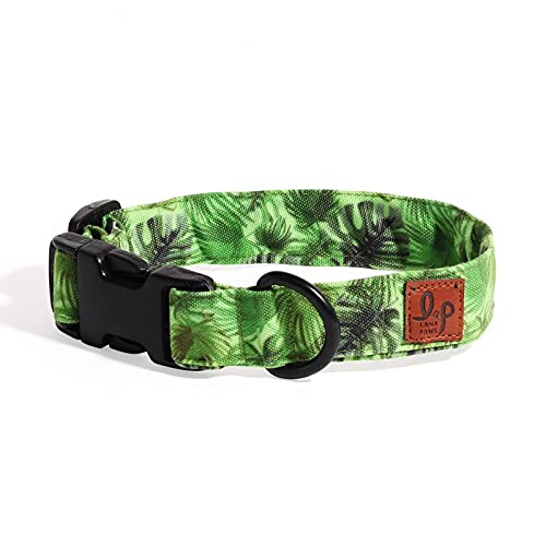 See full amazon price history chart for Lana Paws Tropical Vibes Soft & Sturdy Adjustable Fabric Dog Collar (Small) Lana Paws Tropical Vibes Soft & Sturdy Adjustable Fabric Dog Collar (Small) (B097YXD3NR) Amazon Price History, Amazon Price Tracker