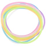 Pulseras que brillan en la oscuridad: presenta un diseño luminoso, los se sentirán atraídos por esta pulsera y estarán felices de usarla por la noche, pulsera elástica de amigos