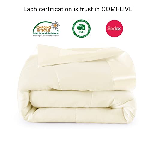 Comflive SATIN TRIM BLANKET Down Alternative Blanket With Satin Trim, Queen Size Blanket For Bed thumb #4