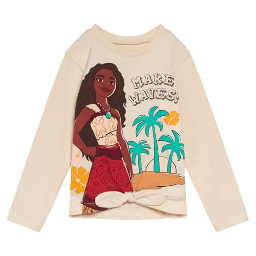 Image of Disney Girls 2 Pack Long Sleeve T-Shirts Infant to Big Kid Sizes (18 Months - 14-16)