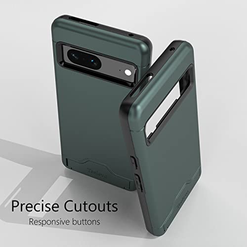 Étui Google Pixel 7 vert foncé idéal pour vos déplacements