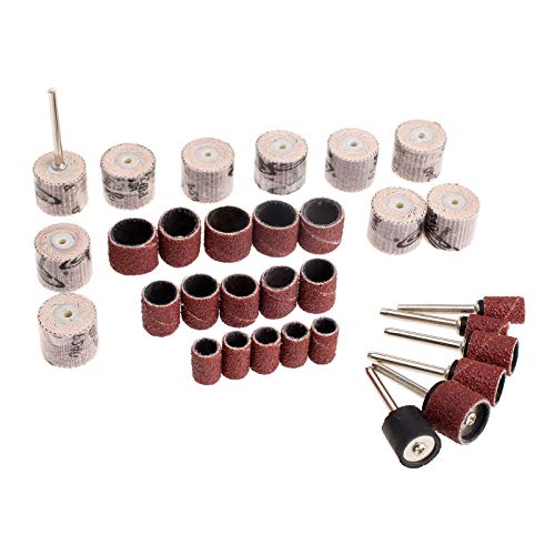 317Pcs Grit 240 Sanding Flap Wheel Abrasive Sanding Paper Grinding Polishing Disc 15x14x3mm YYDFPIIA