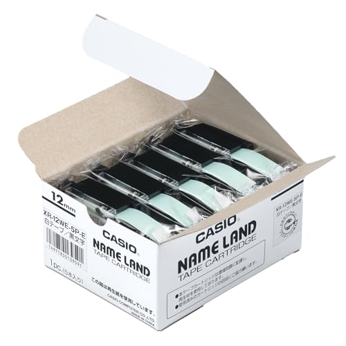 Amazon | カシオ ラベルライター ネームランド 純正 テープ 12mm XR