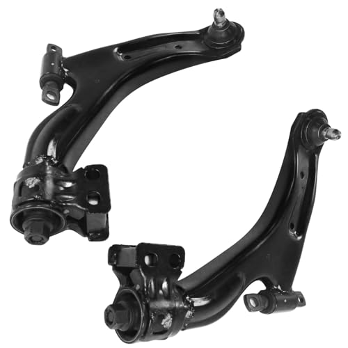 Image of Detroit Axle - 6pc Front End Suspension Kit for Chevrolet 13-15 Spark 14-16 Spark EV, 2 Lower Control Arms with Ball Joints 2 Stabilizer Sway Bars 2 Outer Tie Rods 2014 2015 Replacement