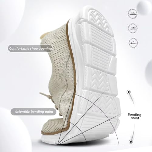 Image of Mens Casual Slip-on Loafers Shoes Non Slip Boat Shoes Sneakers Mesh Business Oxfords Work Driving Lightweight Comfortable Soft Sole Walking