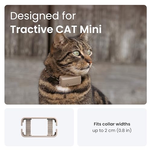 tractive GPS CAT Mini Clip Mount x2. Perfect for adventures or just walks around the woods