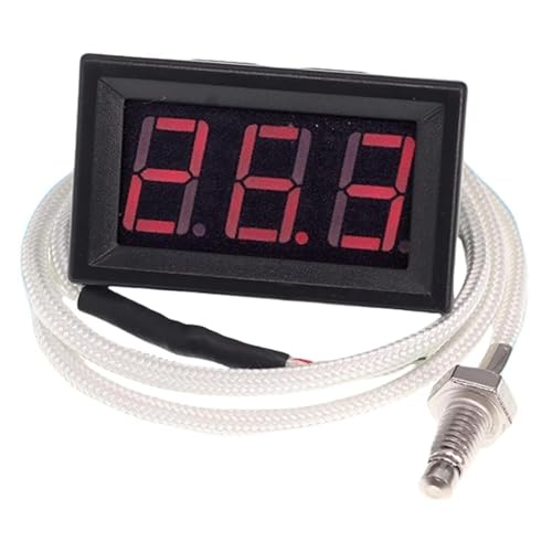 Indicateur digital 12V vert anti surchauffe Fahrenheit LED - 4