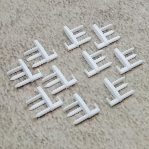 ULEIVA 5 Paar (10 Stck) Endstück Weiss Rastrollo Ersatzteil kompatibel mit Dometic Seitz Rollo 2000 Wohnmobil Caravan Boot (Weiss)