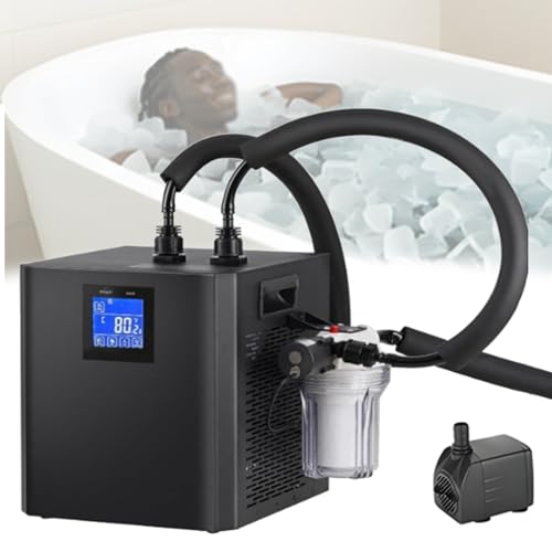 Quixnova Refroidisseur d'eau à Bain de Glace pour la récupération par cryothérapie et différents Bains de plongée à Froid - Refroidisseur à Immersion...