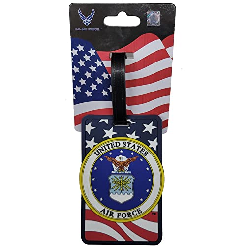 United States Air Force Luggage Tag, Blue