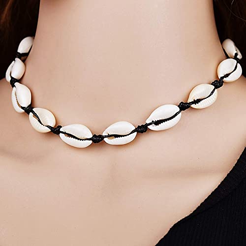 Finrezio 10-12 Stks Pearl Shell Choker Ketting Strand Kettingen Voor Vrouwen Meisjes Ajustable Natuurlijke Cowrie… - Image 4