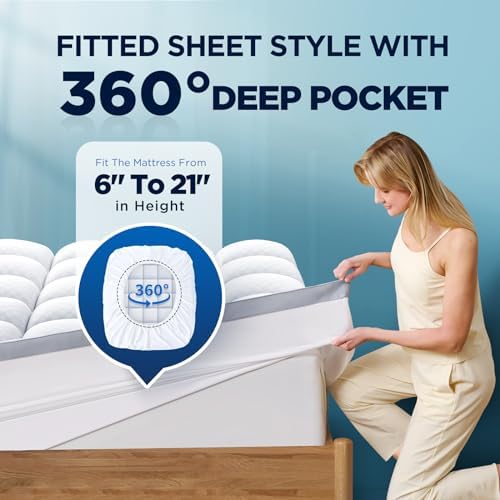 Biteany Memory Foam Mattress Topper thumbnail 7