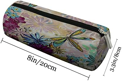 COW GO GO Dragonfly flower Cosmetic Bag Travel Bag Cosmetic Brush Bag Zipper Bag Floral Storage Bag Toiletries Bag Portable for Women Girls and Men 2 COW GO GO Dragonfly flower Cosmetic Bag Travel Bag Cosmetic Brush Bag Zipper Bag Floral Storage Bag Toiletries Bag Portable for Women Girls and Men