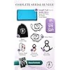 Professional-11-Yards-Aerial-Silks-Equipment-for-All-Levels-Medium-Stretch-Aerial-Yoga-Swing-Hammock-Kit-Perfect-for-Indoor-Outdoor-Aerial-Dance-Circus-Arts--ALL-Hardware-Included Professional 11 Yards Aerial Silks Equipment for All Levels - Medium Stretch Aerial Yoga Swing & Hammock Kit - Perfect for Indoor Outdoor Aerial Dance, Circus Arts – ALL Hardware Included (Sky Blue)