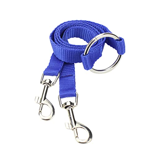 BCOATH Sturdy Pet Traction Rope Double Dog Leash Dog Hauling Cable Dual Handle No Tangle Small Pet Friendly