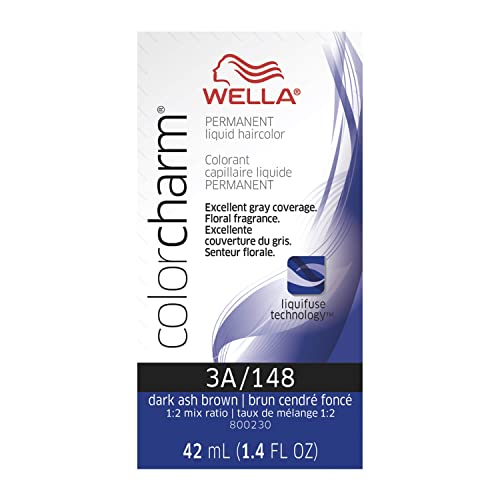 Image of WELLA Color Charm Permanent Liquid Hair Color for Gray Coverage, Brown