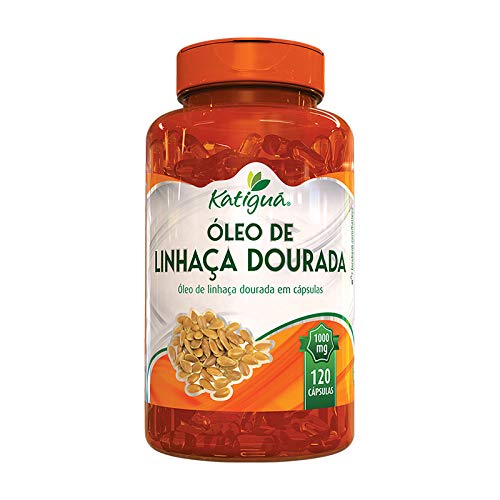 Óleo De Linhaça Dourada 120 Cápsulas De 1000Mg, Katiguá