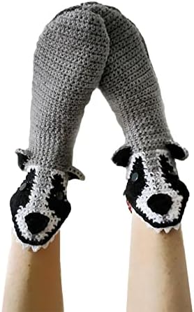 MIEAHORY Funny Animal Socks for kids&adult Christmas Gifts knitted Novelty socks Cartoon Animal Floor Socks Leg Warmers
