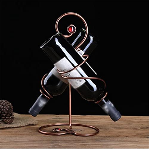 Soporte para vino estilo europeo para 2 botellas miniatura 3