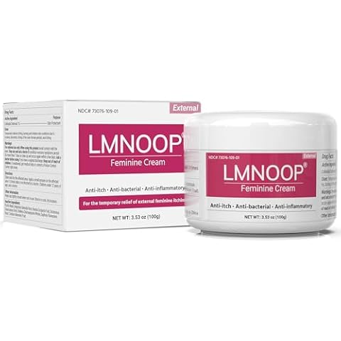 LMNOOP Feminine Care Cream, Maximum Strength Women's Anti-Itch Cream for The Treatment of Rashes, Eczema, Jock Itch and Psoriasis in Sensitive Areas for Long-Lasting Relief of Irritation 3.53oz Cover