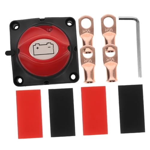 Luxshiny Auto Shut Off Switch for Rv Battery Disconnect Turn Signal Kit Marine Battery Shut Off Switch