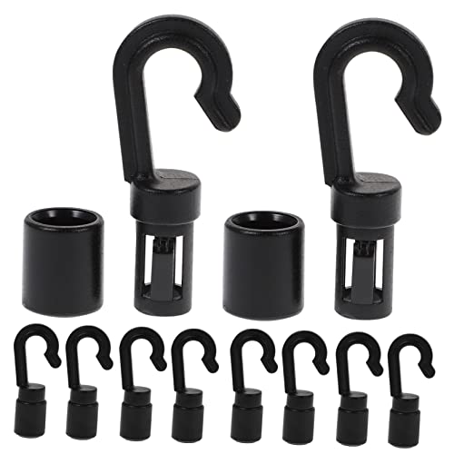 Gogogmee Boat Mooring Hooks 10 Pack Yacht Tie Hooks Kayak Accessories Paddle Fixing Straps Buckles Sturdy for Heavy Duty Use