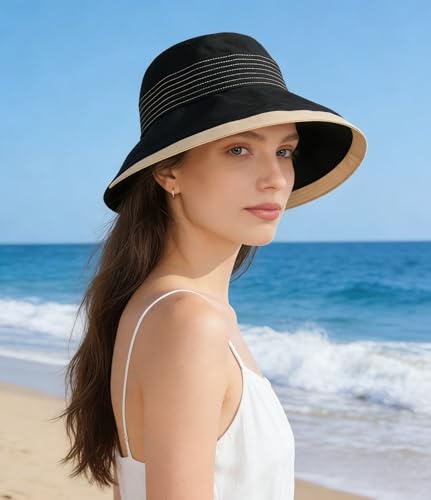 Sombrero de sol mujer tipo bucket plegable miniatura 5
