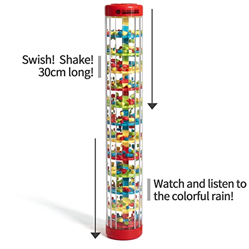 Musicube Rainmaker 12 Inch Baby Rain Stick Raindrop Sound Shakers Rattle Music Sensory Auditory Instrument Toys For Baby Girls Children Infant Toddler #TOP3