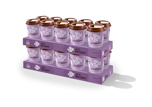 Go Chill Pack Late Machiato Sin Lactosa - Café Listo Para Tomar - 20 unidades x 230 ml