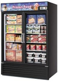Turbo Air Reach-In Freezer Merchandiser, One-Section, 23 cu. ft., Black