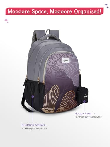 Image of Genie 19 inch Laptop Backpack for Women & Girls | Spacious Office, College & Travel Bag | Water Resistant, Multi-Compartment with Padded Laptop Sleeve